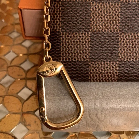 Brand New!! Authentic Louis Vuitton Damier Ebene CanvasCoin Pochette/ Key Pouch. - Picture 4 of 14